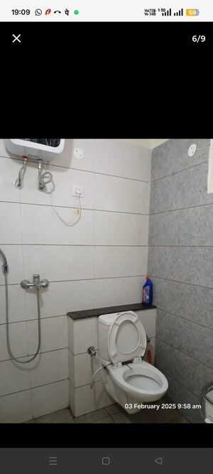 Bathroom in 1 BHK Apartment at SBP City Of Dreams Zirakpur, High Ground – for Rent