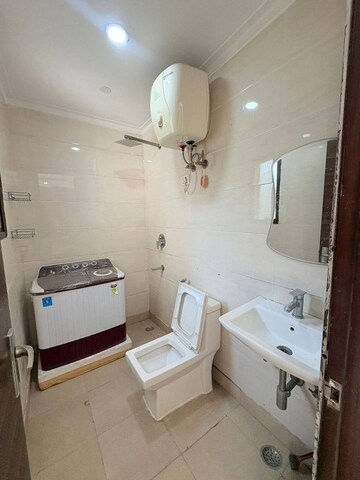 Bathroom in 2 BHK Builder Floor at Mukundpur – for Rent