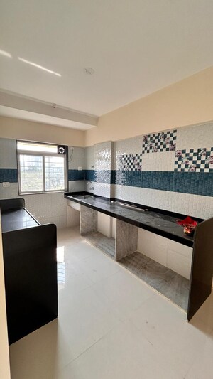 Kitchen in 1 BHK Apartment at Mahavir Galaxy, Mulund West – for Rent