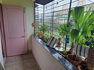 Balcony in 2 BHK Apartment at Ganga Puram CHS, Viman Nagar – for Rent