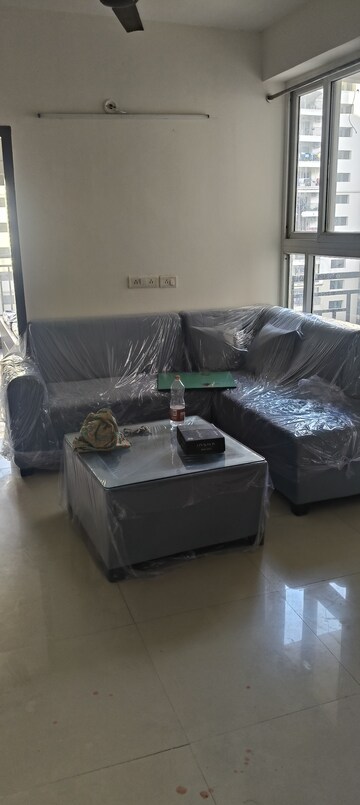 Living Room in 2 BHK Apartment at Galaxy North Avenue ll, Gaur City 2 – for Rent