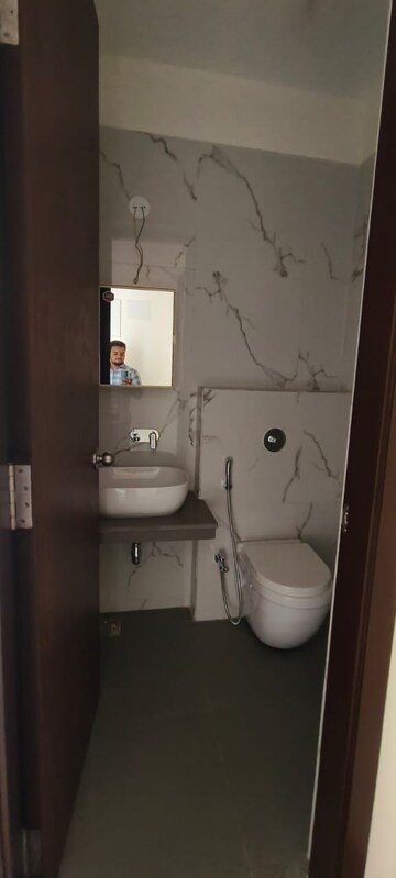 Bathroom in 3 BHK Apartment at Raj Tattva, Kapur Bawdi – for Rent