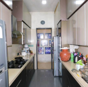 Kitchen in 3.5 BHK Apartment at Kalpataru Pinnacle, Mahesh Nagar – for Sale
