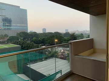 Balcony in 2 BHK Apartment at Adani Atelier Greens, Koregaon Park – for Rent