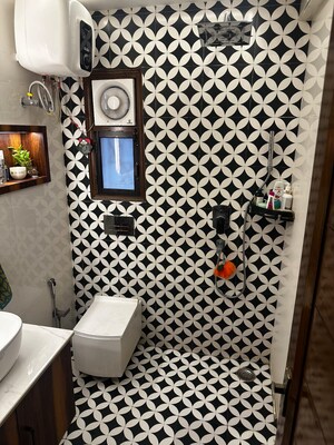 Attached Bathroom in 2 BHK Apartment at Dwarka – for Sale