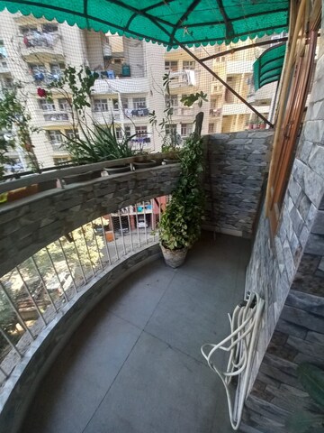 Balcony in 3 BHK Apartment at Dwarka – for Rent