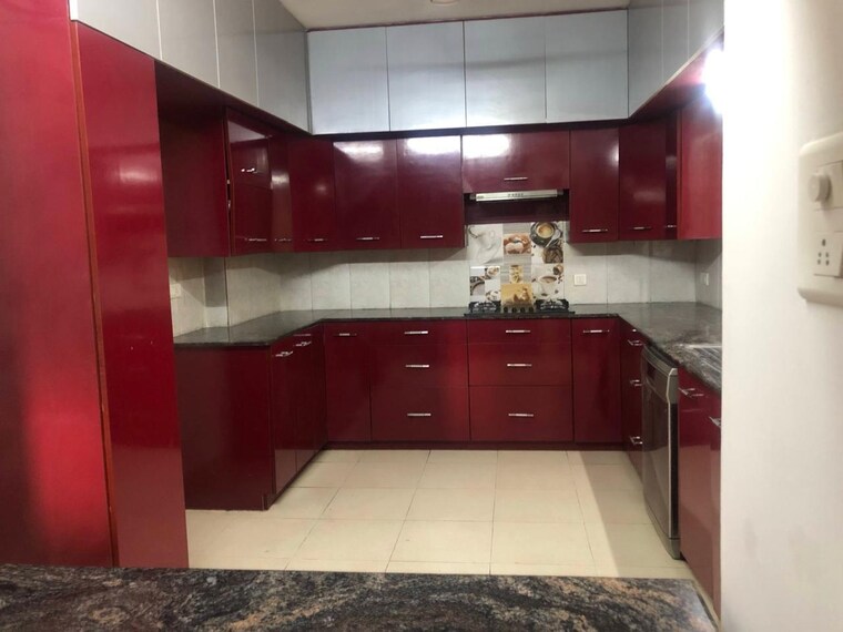 Kitchen, ramky-towers 3 Bedroom 2530 Sq.Ft. Apartment In Gachibowli Hyderabad 9634479
