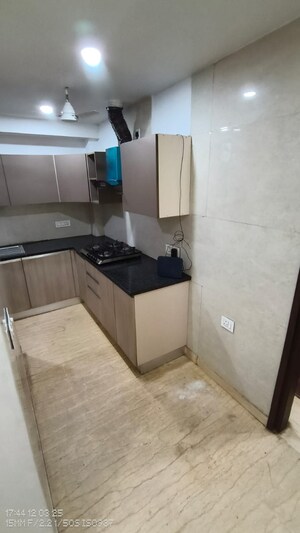Kitchen in 2 BHK Builder Floor at Malviya Nagar – for Rent