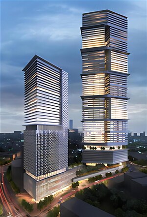 5 BHK Apartment – Exterior View View at Oberoi Three Sixty West, Worli - for Sale