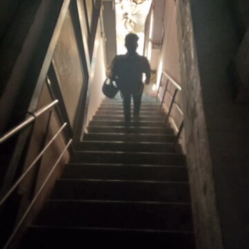 Staircase in  Warehouse at Siddharth Nagar CHS Goregaon, Goregaon West – for Rent