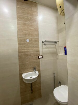 Bathroom in 3 BHK Builder Floor at New Rajinder Nagar – for Rent