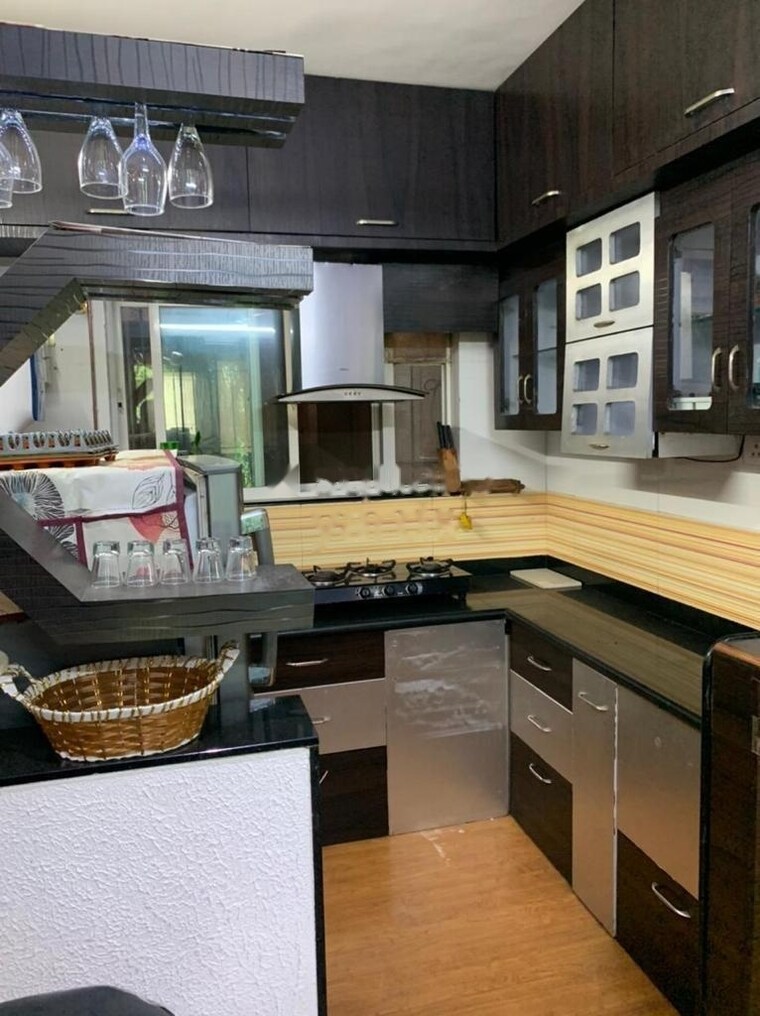 Kitchen, swiss-county 3 Bedroom 1103 Sq.Ft. Apartment In Thergaon Pune 9635064