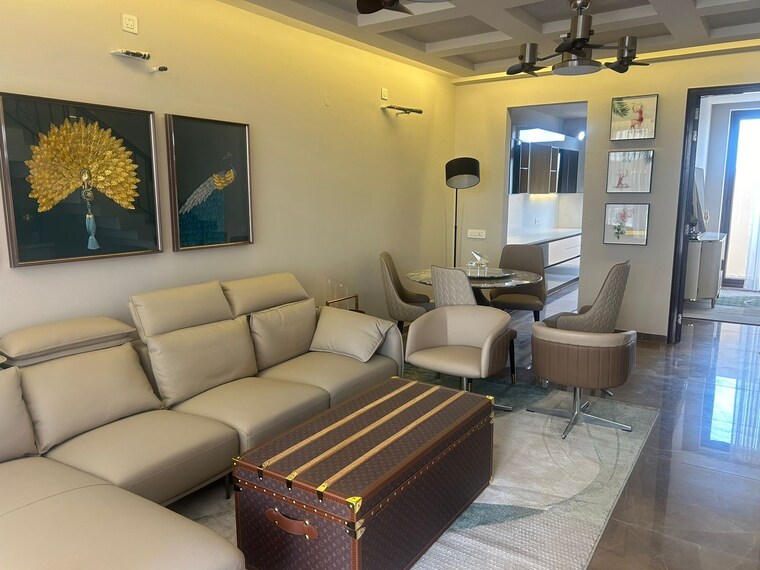 Living Room, patiala road 3 Bedroom 1550 Sq.Ft. Apartment In Patiala Road Zirakpur 9635215