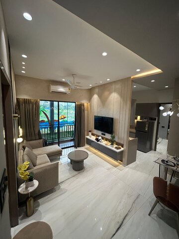 Living Room in 3 BHK Builder Floor at Godrej Bayview Vashi, Vashi Sector 9 – for Sale
