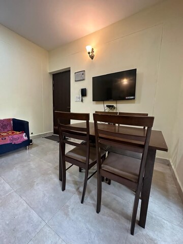 Living Room in Studio Apartment at Arpora – for Rent