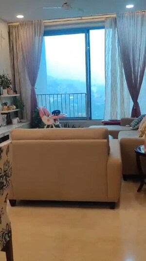Living Room in 3 BHK Apartment at Mulund West – for Sale