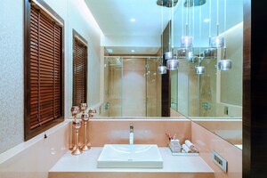 Bathroom in 5 BHK Apartment at Raheja Imperia, Worli – for Sale