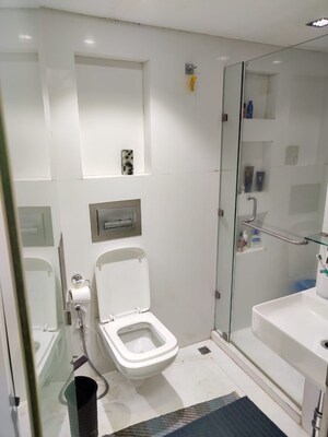 Bathroom in 1 BHK Apartment at Worli – for Rent
