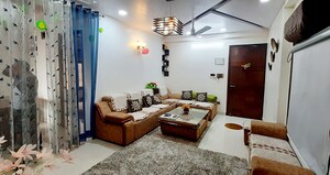 Living Room in 3 BHK Apartment at Dwarka – for Rent