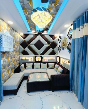 Living Room in 3 BHK Apartment at Unity The Amaryllis, Karol Bagh – for Rent