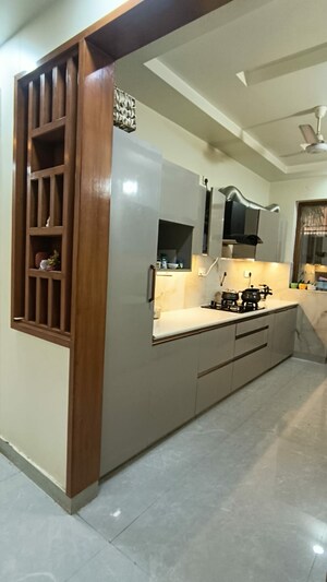 Kitchen in 4 BHK Builder Floor at Green Fields Colony – for Rent