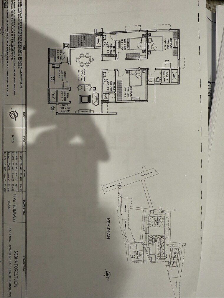 Master Plan, sobha-forest-view 3 Bedroom 1890 Sq.Ft. Apartment In Kanakapura Road Bangalore 9635725