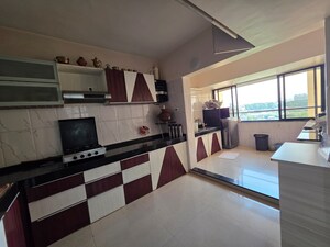 Kitchen in 4 BHK Apartment at Brahma Emerald County, Kondhwa – for Sale