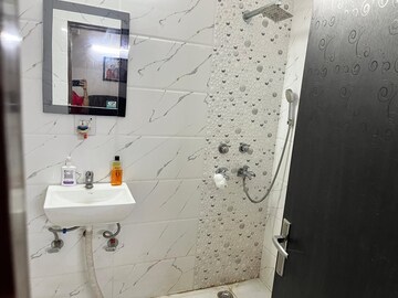 Bathroom in 3 BHK Apartment at Dwarka – for Rent