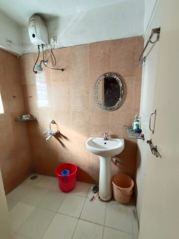 Bathroom in 1 BHK Apartment at Siddhivinayak Shubhashree Residential, Akurdi – for Rent