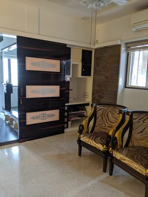 Living Room in 2 BHK Apartment at Malabar Hill – for Rent