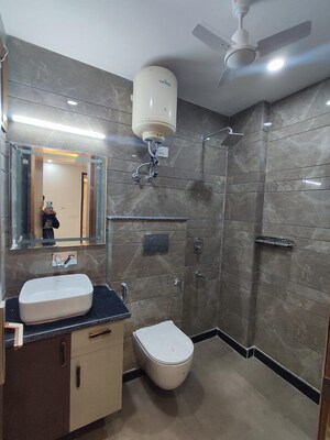 Bathroom in 2 BHK Builder Floor at Malviya Nagar – for Rent