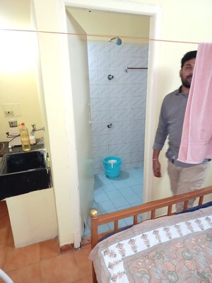 Bathroom in 1 BHK Builder Floor at Aarey Road – for Sale