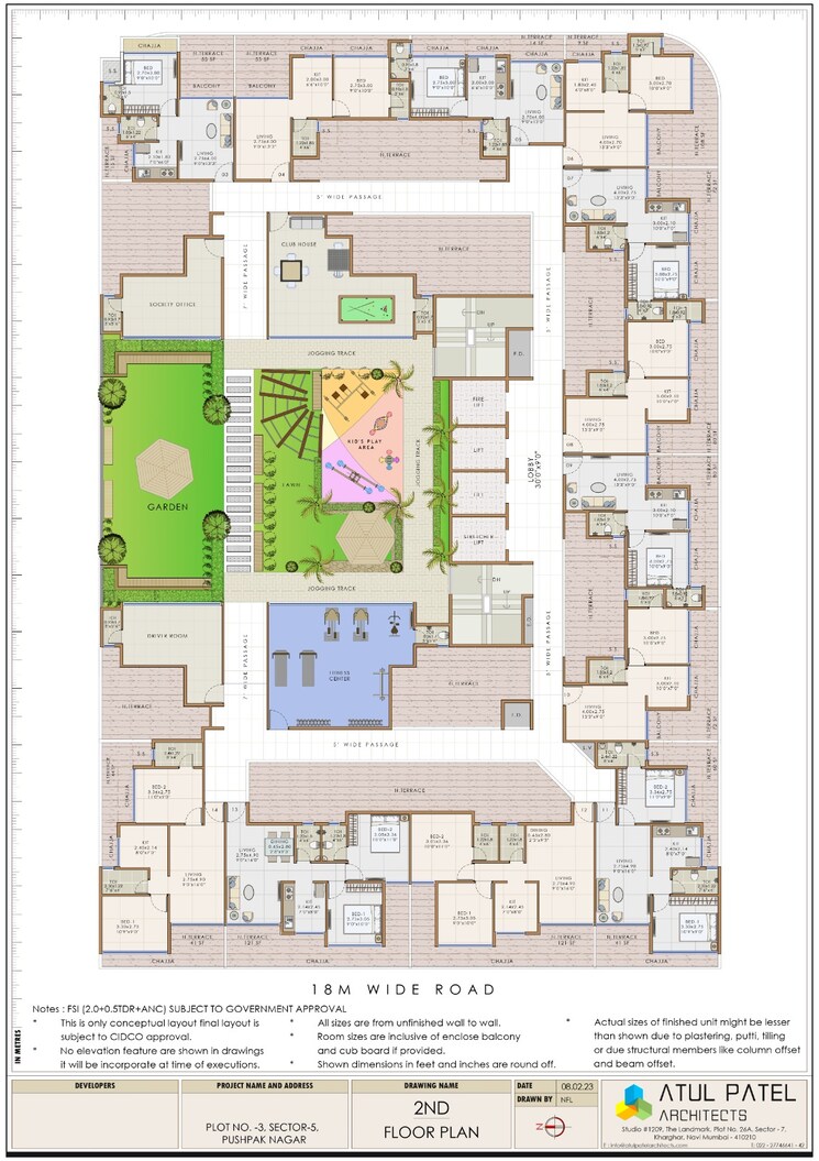 Master Plan, shri-vinayak-aangan 1 Bedroom 733 Sq.Ft. Apartment In Dapoli Navi Mumbai 9636601