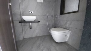 Bathroom in 2 BHK Apartment at Khodiyaar Siddharth Nagar Goodwill CHS, Goregaon West – for Rent