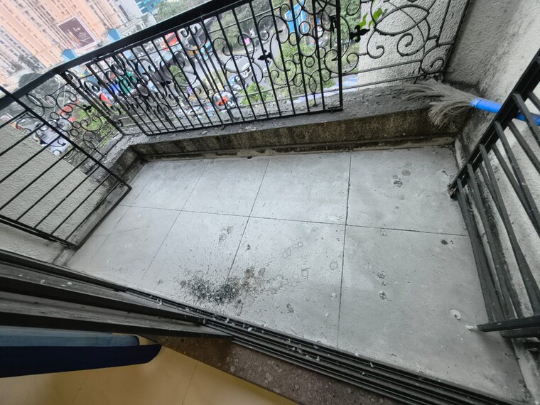 Balcony, concrete-sai-swar 2 Bedroom 1000 Sq.Ft. Apartment In Kharghar Navi Mumbai 9636809