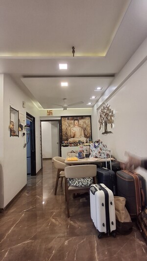 Living Room in 2 BHK Apartment at Kandivali East – for Rent