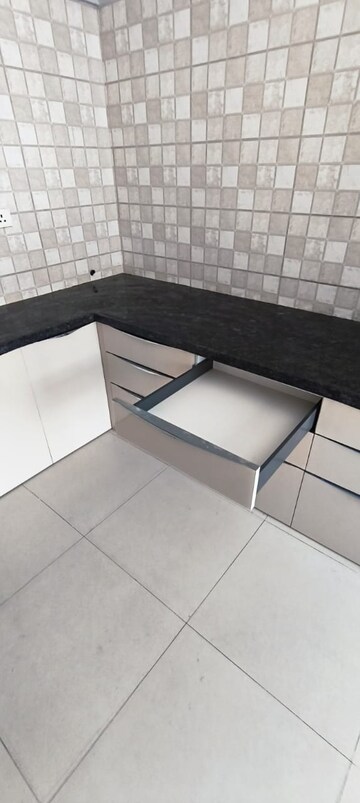 Kitchen in 2.5 BHK Apartment at Try Kanchan Eleena, Wakad – for Rent