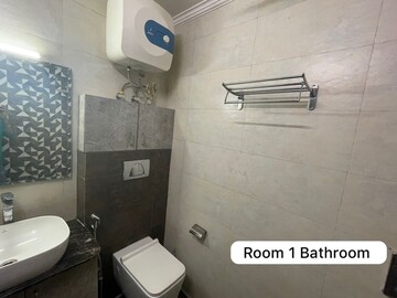 Bathroom in 3 BHK Builder Floor at Sector 57 – for Rent
