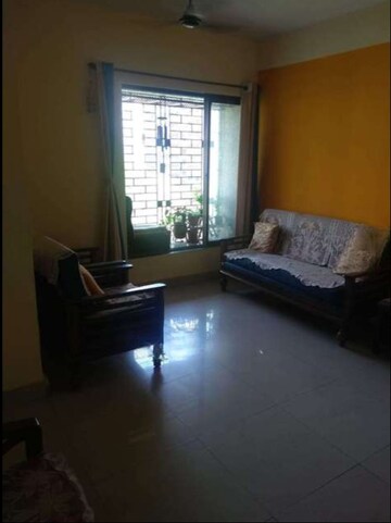 Living Room in 2 BHK Apartment at Everest World Lavender, Kolshet Road – for Sale