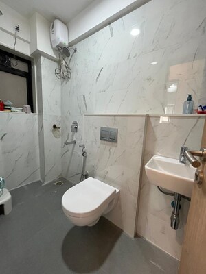 Bathroom in 2 BHK Apartment at Andheri West – for Rent