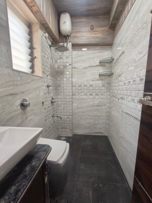 Bathroom in 2 BHK Apartment at Sheth Vasant Galaxy, Goregaon West – for Rent