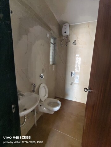 Bathroom in 1 BHK Apartment at Raunak Bliss, Ghodbunder Road – for Rent