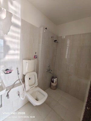 Bathroom in 1 BHK Apartment at Puranik Tokyo Bay Phase 2A, Kasarvadavali – for Rent