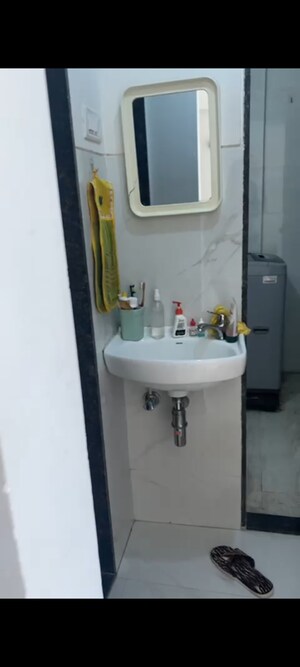Bathroom in 1 BHK Apartment at Ace Courtyard, Ghodbunder Road – for Rent
