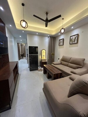 Living Room in 1 BHK Builder Floor at Saket – for Rent