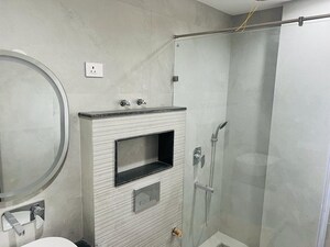 Bathroom in 4 BHK Builder Floor at Palam Vihar – for Rent
