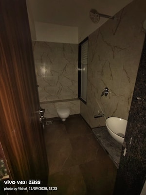 Bathroom in 1 BHK Apartment at Bhagwati Belmont, Haware City – for Rent