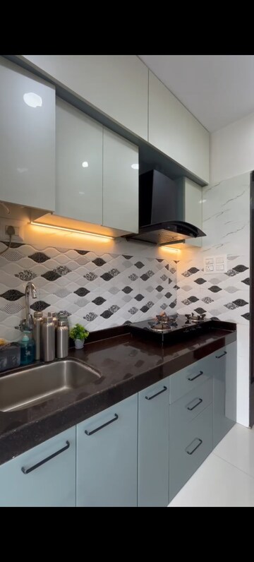 Kitchen in 1 BHK Apartment at JVM Veda, Kasarvadavali – for Rent