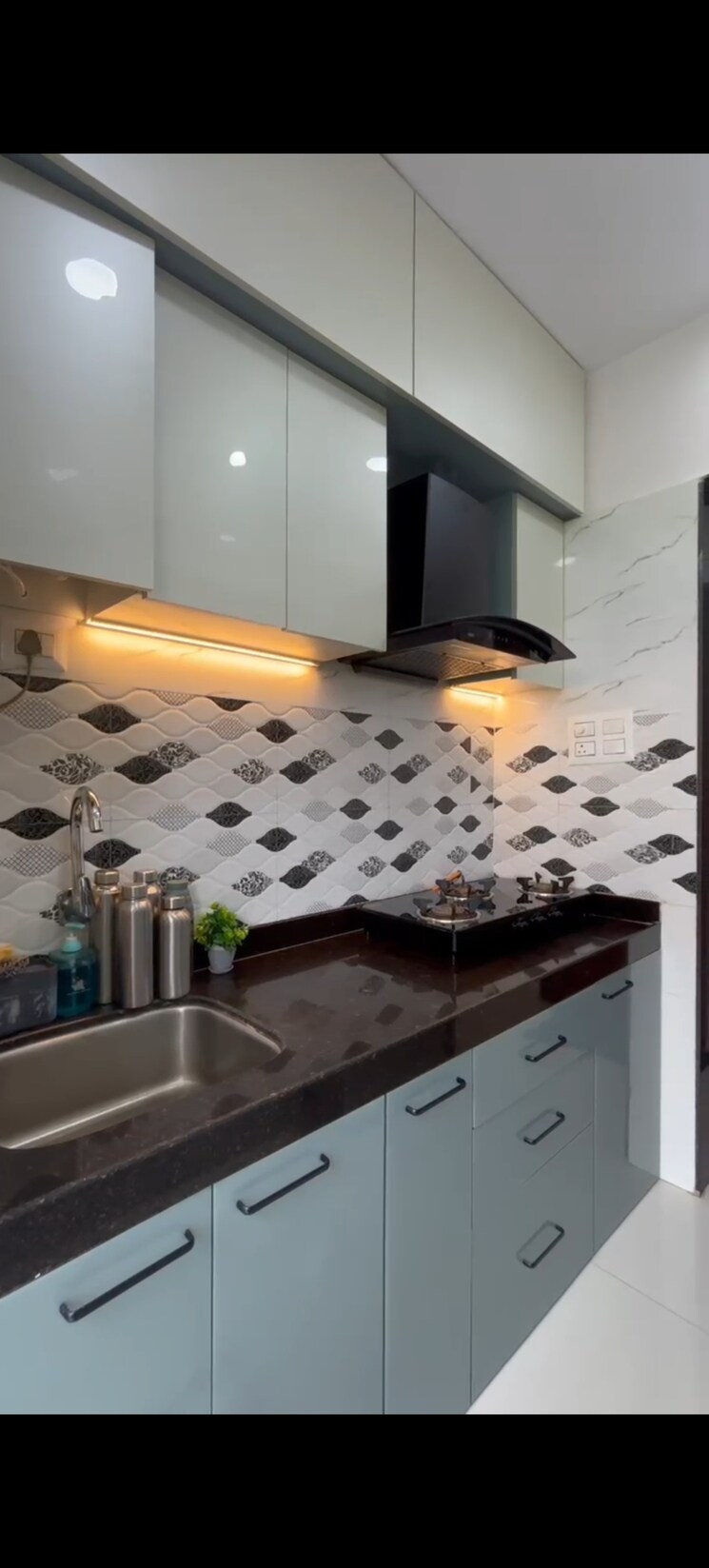 Kitchen, jvm-veda 1 Bedroom 450 Sq.Ft. Apartment In Kasarvadavali Thane 9638149