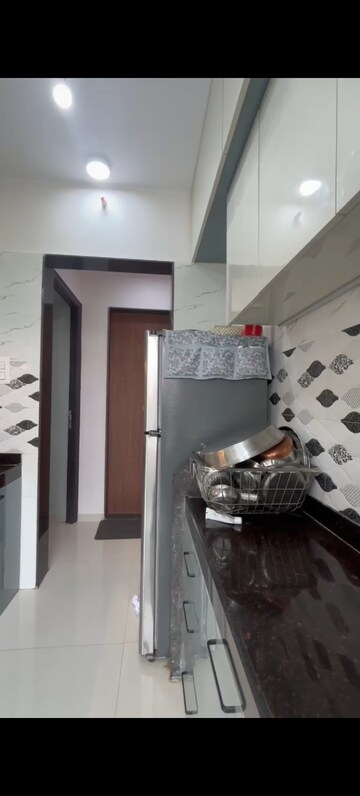 Kitchen in 1 BHK Apartment at JVM Veda, Kasarvadavali – for Rent